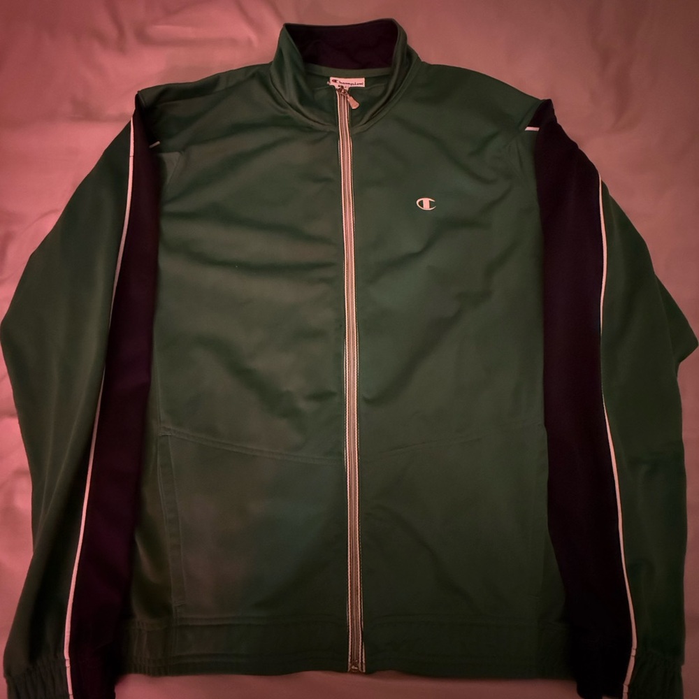 Champion Emerald Green Zip-Up Jacket